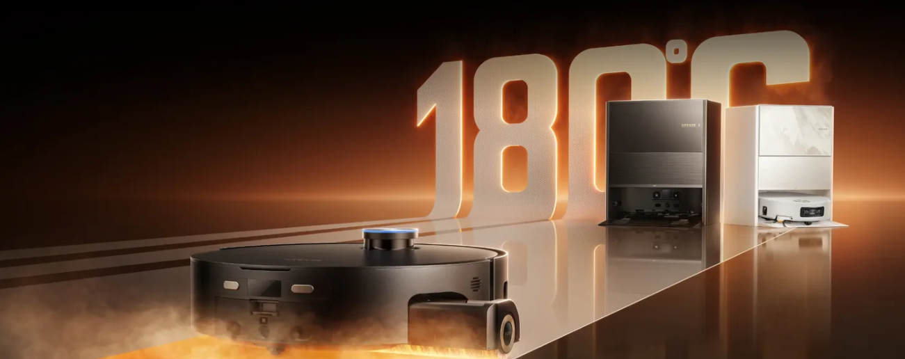 Innovation | Le robot aspirateur sort l’artillerie lourde avec de la vapeur à… 180 °C