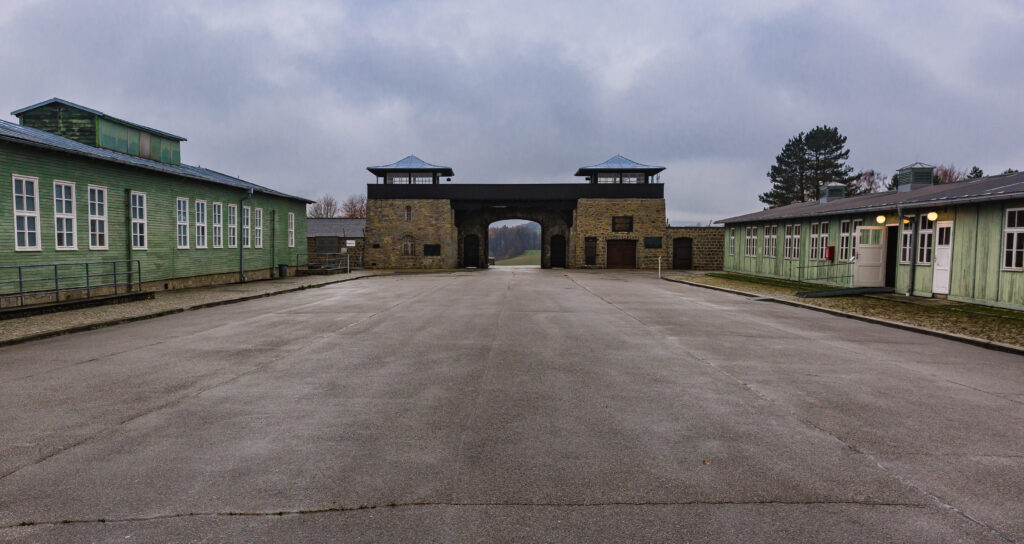 Mauthausen, Austria: concentration camp entrance