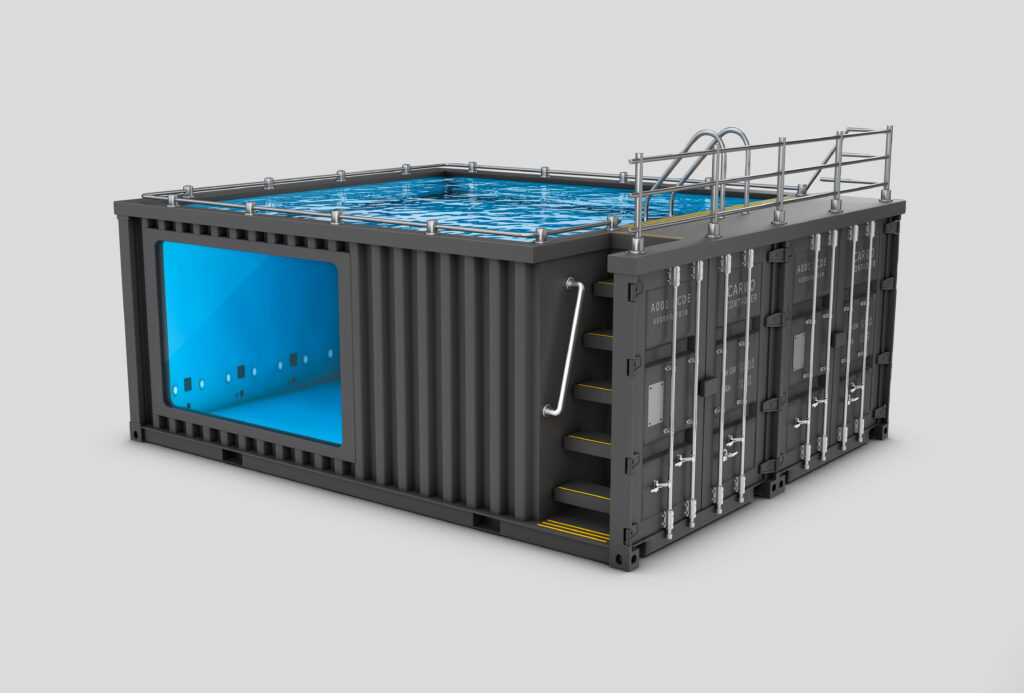 pool container