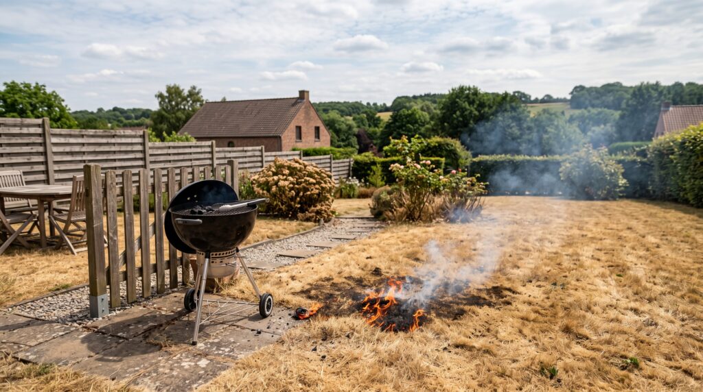 garden on fire