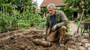 Une bombe dans son jardin ! Que faire ? Et oui, ça peut arriver !