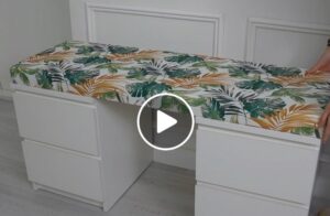 Mila : “un banc coloré pour égayer la chambre de vos enfants ? Rien de plus simple !”