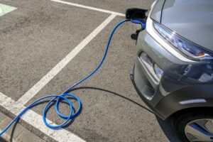 Can you run an EV charging cable over the sidewalk?