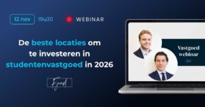 De beste locaties om te investeren in studentenvastgoed in 2026? Ontdek het in deze gratis webinar!