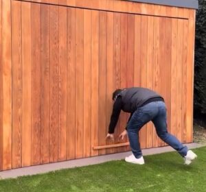 Neen, dit is geen garage!