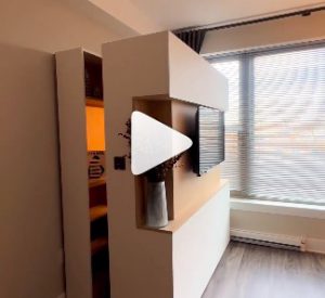Vidéo | Logement étriqué ? Voici la solution idéale pour vous faire un bureau !