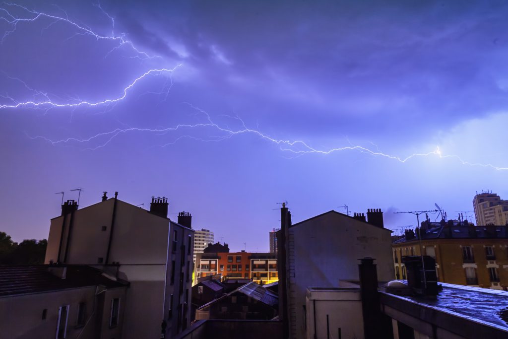 lightning solar panels