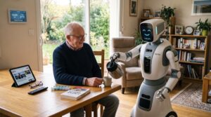 Vieillir chez soi : nos logements sont-ils vraiment prêts ? Un robot pourrait nous y aider…