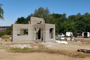 Voici le premier bâtiment en béton à faible émission de CO2 imprimé en 3D