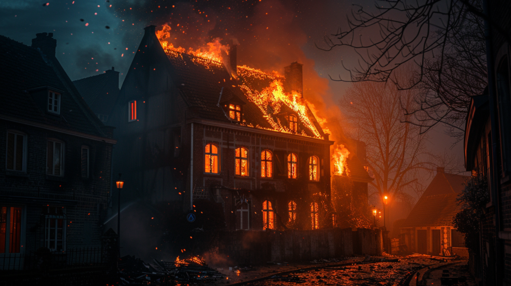 house fire