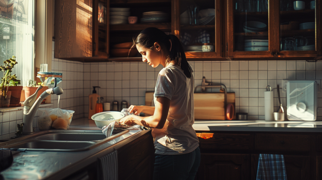 dish washing