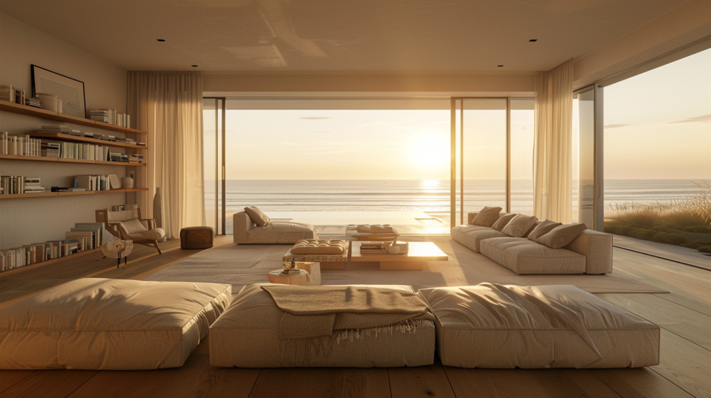 living room belgian coast