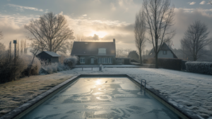 Buiten zwembad in de winter: 3 tips om ellende (en ijsbreken) te vermijden